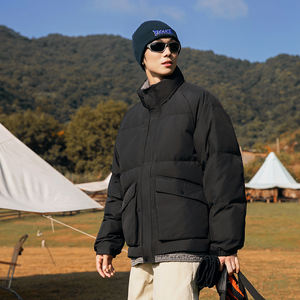 Vêtements d'hiver 2025, nouvelle collection, équipement d'extérieur anti-froid, doudoune à col montant pour hommes et femmes, même style et confort. - Product Image 4