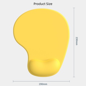 Factory Custom Cute Non Slip PU Base <b>Ergonomic</b> <b>Mouse</b> <b>Pad</b> with Silicone Wrist Rest Support for Office - Product Image 6