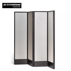 Biombo Plegable Móvil de Diseño Moderno, Divisor de Madera de Fresno Blanco, Mueble Personalizable para Sala de Estar, Uso Comercial, Alta Calidad - Product Image 1