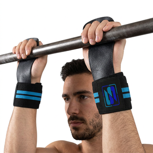 Precio al por Mayor, Guantes de Gimnasio Resistentes, Ajustables, Cómodos, Suaves, Ligeros, Antideslizantes, Unisex, para Levantamiento de Pesas, Personalizados, de Cuero - Product Image 1