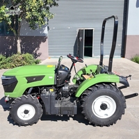 Tracteur agricole LAWNIO à quatre roues motrices, conforme aux normes internationales, stable en exploitation sur terrain, pour travaux agricoles