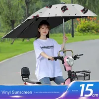 Vente en gros parasol voiture électrique manuel à trois volets parasol moto électrique auvent batterie scooter auvent parapluie pour voyage