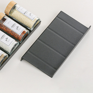 Venta al por mayor de plástico alto escritorio cocina especias estante cajón organizador superpuesto escalón montado en la pared especias baño estante de almacenamiento - Product Image 3