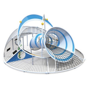 Escaladeur d'extérieur avec cadre jaune et filet rouge, panneau floral, décoration abeille <span class=keywords><strong>de</strong></span> <span class=keywords><strong>dessin</strong></span> animé et mur <span class=keywords><strong>de</strong></span> roche pour aire <span class=keywords><strong>de</strong></span> jeux <span class=keywords><strong>de</strong></span> parc - Product Image 3