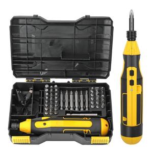 Combinación <span class=keywords><strong>4V</strong></span> destornillador eléctrico USB recargable <span class=keywords><strong>inalámbrico</strong></span> hogar pequeño Kits de herramientas eléctricas - Product Image 1