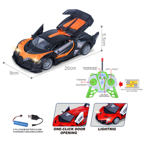 Auto RC AJB 1/18 27M di Grado Hobby, 6 Canali, Porte a Forbice con Doppia Apertura, Simulazione Auto da Corsa, Telecomando per Bambini - Product Image 5