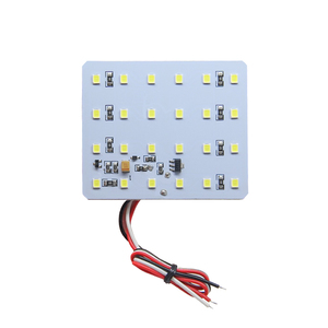 ไฟโดมรถยนต์แบบแผงวงจรพิมพ์ PCB ชนิดแบน 12~24v 2835 SMD 24Leds แบบพิเศษ ดับค่อยๆ ไป ไม่ดับทันที - Product Image 1