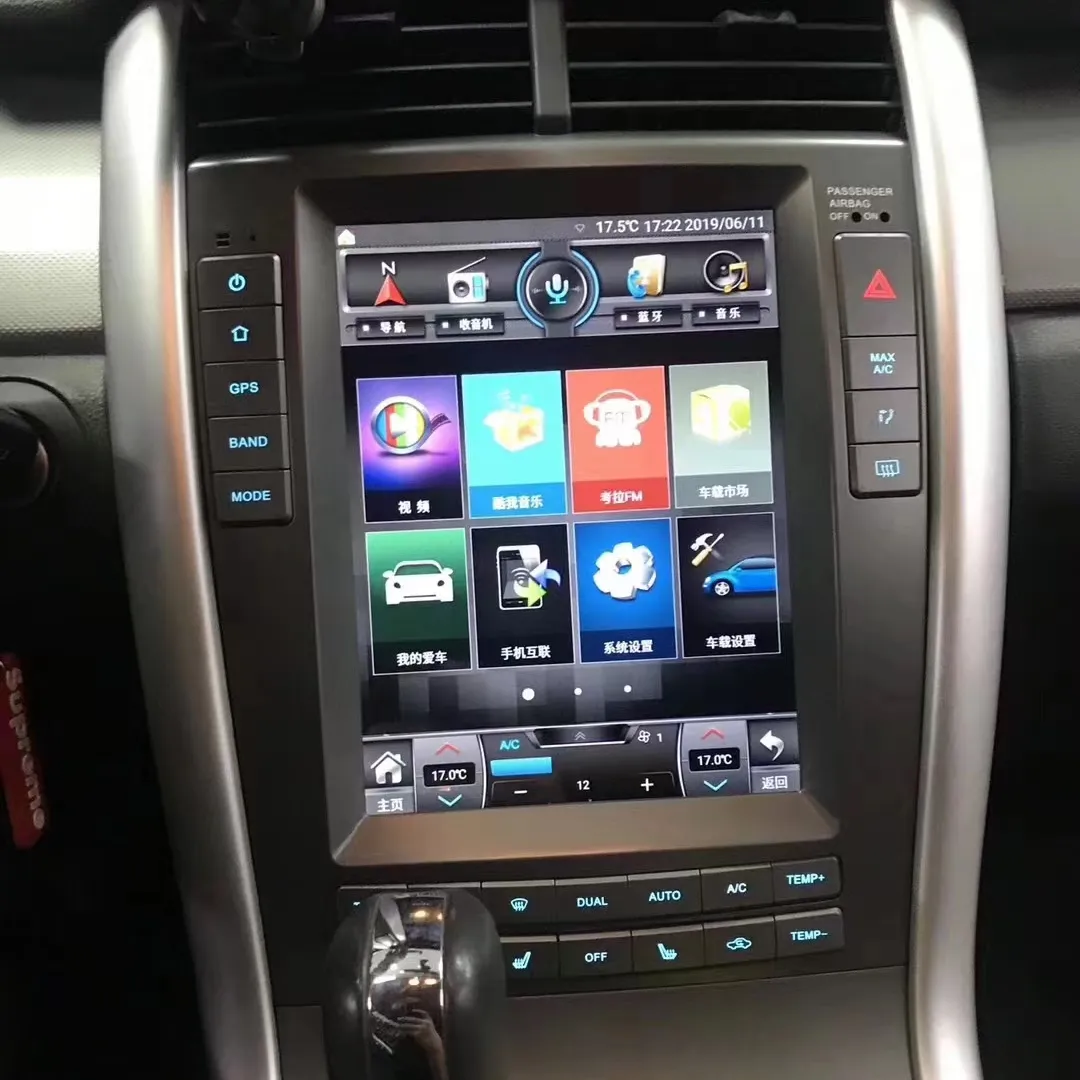 10.4 "Android 10.0 Hệ Thống Cho Ford EDGE 2007-2014 Đài Phát Thanh Xe Hơi Carplay GPS Navigation Đa Phương Tiện Player Auto Stereo