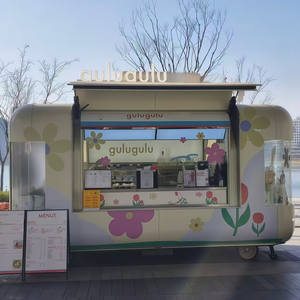 Remorque de restauration haut de gamme pour kebab doner, chariots mobiles de vente de nourriture, camion-remorque alimentaire avec cuisine complète - Product Image 1