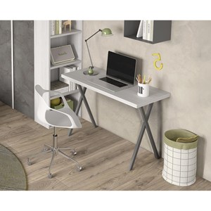 Bureau CM 123.5X55 H. 81CM Chêne Italie Gain de place FELVER CASA DESIGN SRL - Product Image 1
