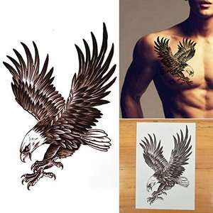 Tatuaggio temporaneo impermeabile adesivi classici gufi notturni Grey animali mezzo braccio cartone animato per bambini e bambini uomini donne Body Art - Product Image 5