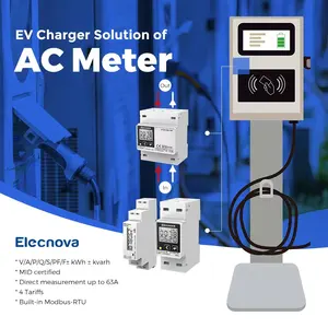 MID 3 Phase Watt Power Consumption Measuring EV Charger Energy Meter