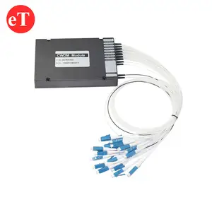 16CH 16 kanal 1260 ~ 1620nm ABS kutusu WDM filtre cihazı OADM Mux Demux modülü Fiber çoklayıcı CWDM