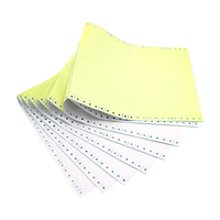 Papier autocopiant NCR personnalisable 1 à 6 plis, papier continu pour ordinateur, 100 % pâte de bois, pré-imprimé ou vierge
