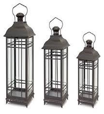 Wholesale Set of 3 Vintage Metal and Glass <b>Candle</b> Lanterns Handmade Christmas Decorative <b>Hanging</b> <b>Candles</b> - Product Image 3