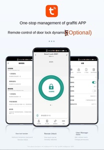 Mais Novo Sistema de Entrada Sem Chave com Reconhecimento Facial Digital à Prova d'Água Tuya WiFi App, Impressão Digital Biométrica e Código Inteligente - Product Image 6