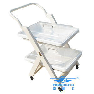 Vehículo de Transporte para Endoscopios Yu Pengfei C-66 de 2 Niveles, 630x530x870mm, Carro Médico - Product Image 3