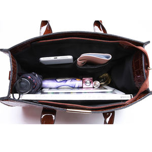 Модный набор женских сумок из искусственной кожи, оптовая продажа женских сумок и клатчей из Китая - Product Image 5