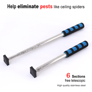 Vara Telescópica Portátil de Acero Inoxidable con Almohadilla Cuadrada de Plástico Personalizada para Matar <span class=keywords><strong>Arañas</strong></span> o Insectos Pequeños - Product Image 2