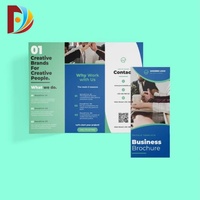 Cetak Brosur Buku Kertas Seni A5 Kualitas Tinggi, Pamflet Bisnis Fashion, Selebaran, Flyer, Poster Premium