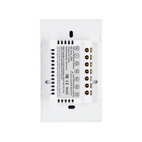 Interrupteur mural intelligent WiFi/Zigbee Tuya avec télécommande pour porte roulante avec fonction de verrouillage enfant