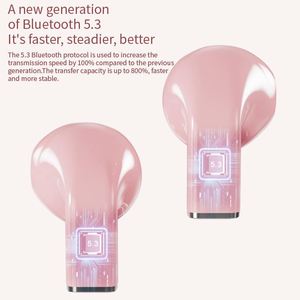 Audífonos Inalámbricos TWS Súper Mini Invisibles con Indicador LED, Cero Retraso, ANC, IPX4, Resistentes al Agua, K520, Audífonos Intrauditivos para Chicas - Product Image 4