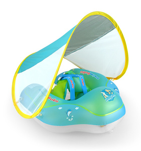 Nuevo Flotador de Natación para Bebés con Visera Solar, Flotador Inflable para Bebés, Anillo de Natación para Niños, Círculo de Baño para Piscina - Product Image 1
