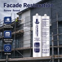 Scellant silicone neutre JUNBOM 961, résistant aux intempéries et imperméable, pour joints de fenêtres, portes et construction, fourniture d'usine.