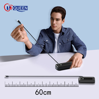 Batterie externe portable ultra-mince 22,5 W avec affichage numérique, 10000 mAh, charge rapide, câble rétractable, batterie Li-Polymère pour