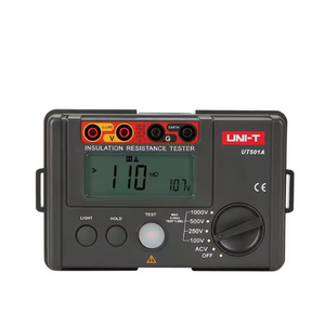 Testeur de résistance d'isolation numérique UT501A, 0-1000V, jusqu'à 5,5 G Ohm, testeur multifonction UT-501A - Product Image 1