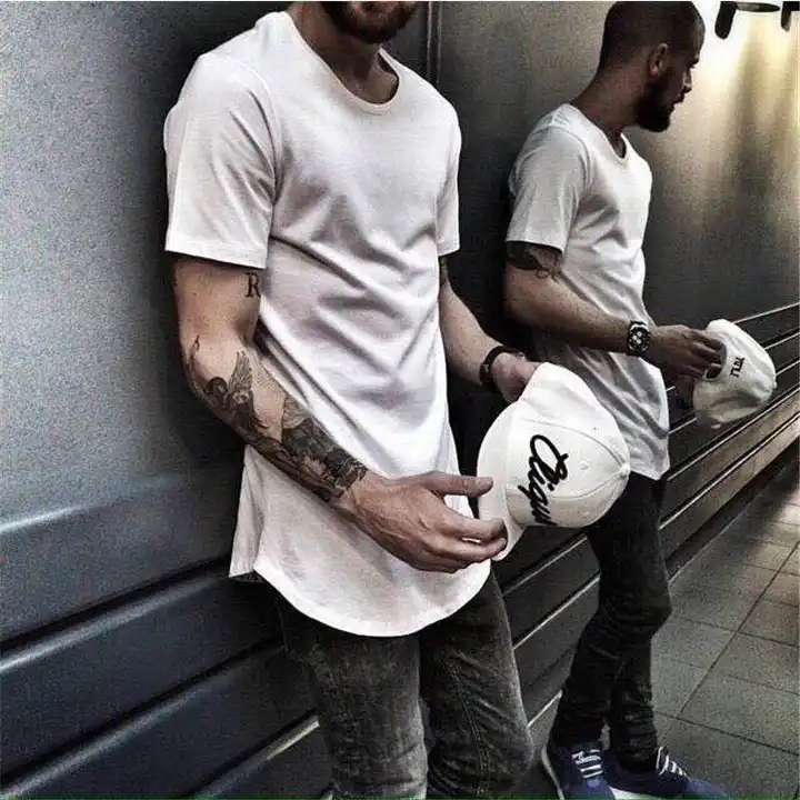 Fashion Style Short-sleeve Male Top Clothes Men's T-shirt Quality