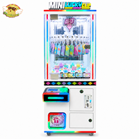 Machine à prix rotative à 36 pinces avec commande par bouton-poussoir et armoire LED pour petits cadeaux dans les centres de jeux intérieurs
