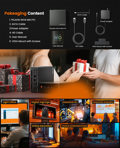 มินิพีซี 5 7640HS DDR5 NVMe SSD USB4 WiFi 6 BT5.2 แลนคู่ คอมพิวเตอร์ตั้งโต๊ะ 4K รุ่น WO4-7640HS ใช้หน่วยประมวลผล Ryzen 7640HS ให้ประสิทธิภาพสูง - Product Image 6