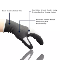 Écran industriel tactile haut confort respirant Nylon électrique isolé antistatique stérile résistant à la déchirure gants de sécurité 400V
