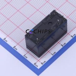 HF115FK/12-H3T Power Relay DIP,12.7x29mm Relay 12V 1 Normally Open: 1A (SPST-Normally Open)::: 6 16A-250VAC - Product Image 2