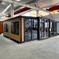 Casa Contenedor Prefabricada Expandible de 20 pies/40 pies con Certificación CE SAA, Estructura de Acero Modular, Villa, Hotel, Oficina, Casa Vacacional Pequeña