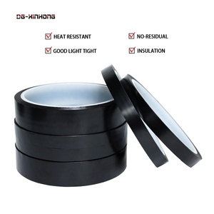 Cinta Kapton de Poliimida Negra con Adhesivo de Silicona, Resistente a Altas Temperaturas, Aislante de Baterías, Bloqueadora de Luz - Product Image 1