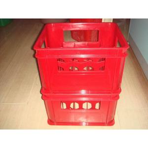 Plastic Beer <b>Crate</b> 24 Bottle Capacity Stackable For Beverage Storage - Product Image 2