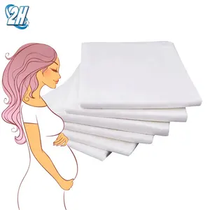 अल्ट्रा शोषक डिस्पोजेबल बिस्तर पैड चिपकने वाला के साथ बिस्तर गीला के लिए अतिरिक्त मोटी तहत पैड असंयम गर्भवती चटाई