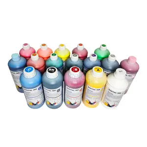 1000ml Best DTF Ink For Tshirt Fabric Printing Heat Transfer Print Ink CMYKLCLMW PET Film Transfer Ink