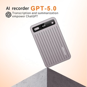 超薄型 64GB AIノート ボイスレコーダー ケース付き AIスマート デジタルボイスレコーダー アプリ連携 音声録音 マグネット式 会議用 - Product Image 2