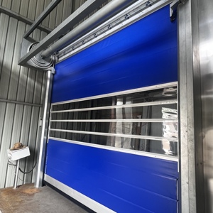 Portes à volets roulants à grande vitesse isolées thermiquement pour le stockage à froid Portes à grande vitesse Prix d'usine - Product Image 2