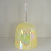 Bol chantant en cristal de quartz portable HF Cosmic Light Chakra Color pour la guérison sonore et la thérapie 440hz 432hz avec poignée