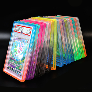 Protector de Panel Trasero con Degradado de Color y Purpurina de TPU, Protector de Tarjetas Graduadas con Placa Acrílica Transparente para PSA Slab - Product Image 1