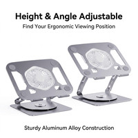 Support Ergonomique pour Ordinateur Portable en Aluminium, Réglable en Hauteur, Pliable et Portable, de Marque OEM, Fabriqué en Usine depuis 18 Ans, pour Accessoires IT