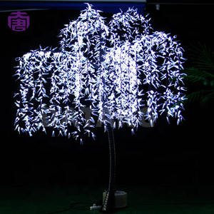 Lumière LED d'extérieur étanche en forme de saule, très vendue, élégante, pour décorations de parcs, jardins et allées - Product Image 2