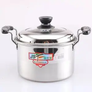 電磁調理器/ガスストーブ用の高品質ダブルイヤーステンレス製スープ鍋ストックポットキッチン調理鍋