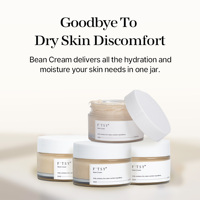 Crème hydratante apaisante longue durée OEM Bean Cream 50 ml pour le soin de la peau du visage