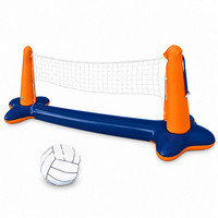 Ensemble de volley-ball gonflable pour piscine avec filet et ballon, filet de volley-ball aquatique pour piscine, enfants et adultes, OEM ODM, logo personnalisé