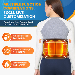 Masseur lombaire de physiothérapie avec compresse chaude, soutien abdominal portable pour la maison et le bureau - Product Image 5